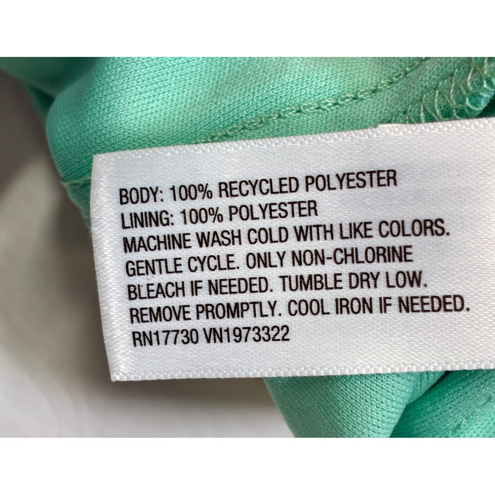 Wild Fable Dress Aqua Green Hi-Lo Ruffle Hem Spaghetti Strap XS New with Tags‎ - Picture 9 of 9